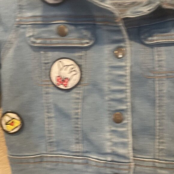 Disney Collection by Tutu Couture Sz 2T Denim Minnie Mouse Jacket - Picture 2 of 8
